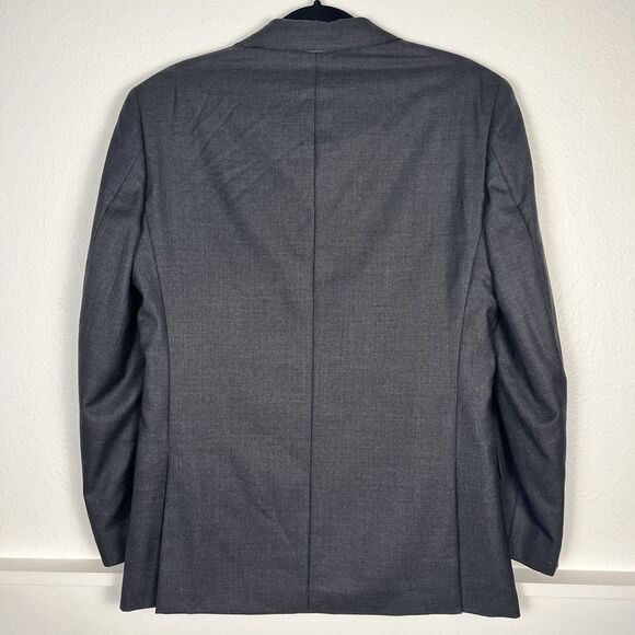 J.Crew Ludlow Blazer Men’s Size 38S Slim Gray Moon Wool Cotton Unstructured - Picture 2 of 9